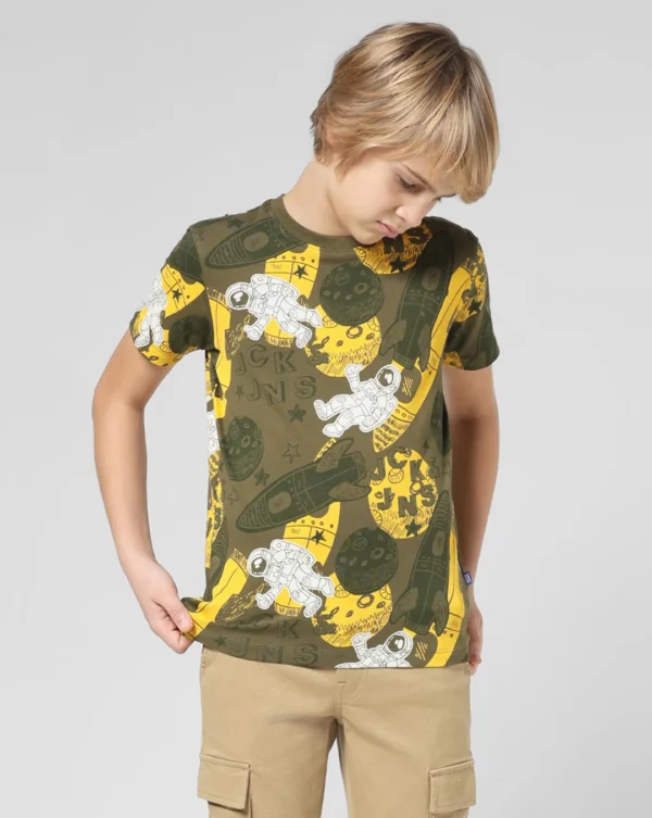 Versatile and Stylish: Boys Cotton Printed T-Shirt